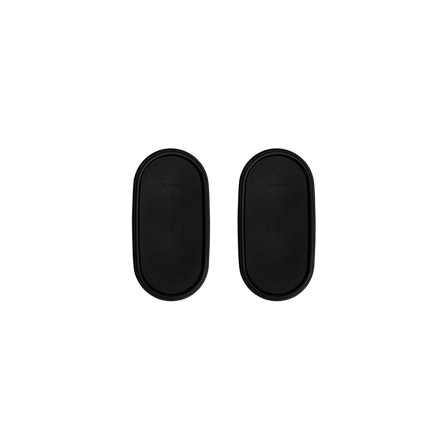 tampas ovais tupperware modular mates preto jato