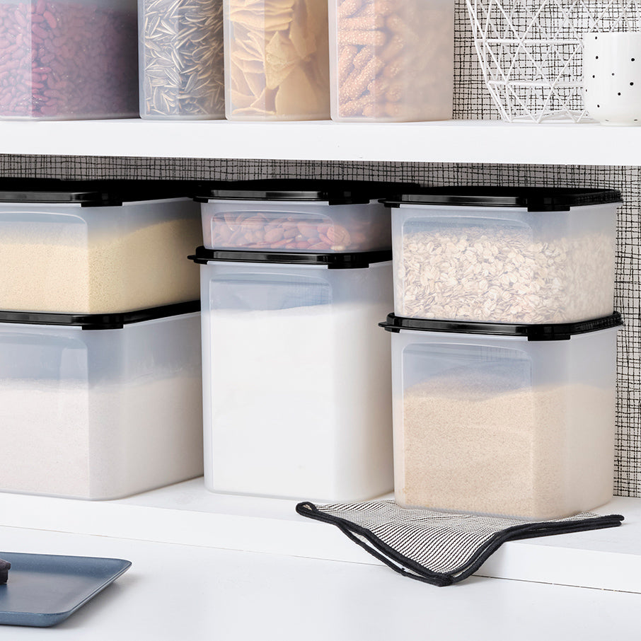 tupperware modular mates quadrado 3 recipiente para armazenamento de alimentos preto jato