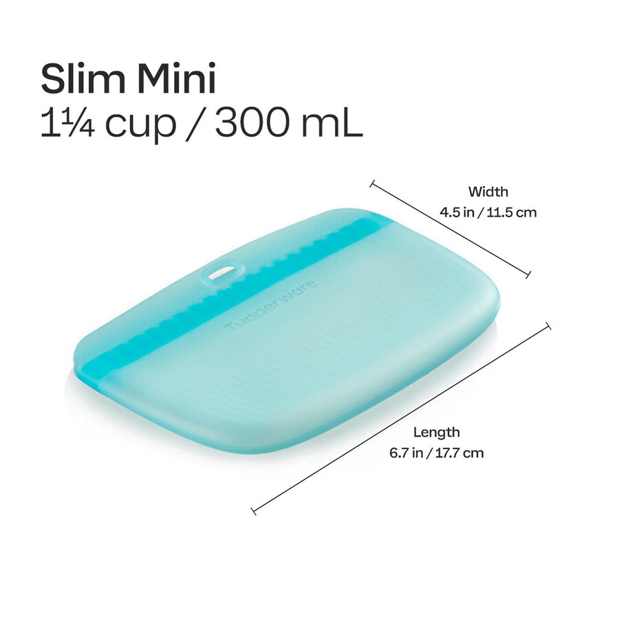 conjunto ultimate de bolsas slim de silicone azul-turquesa translúcido névoa islandesa translúcida vinhedo aquático