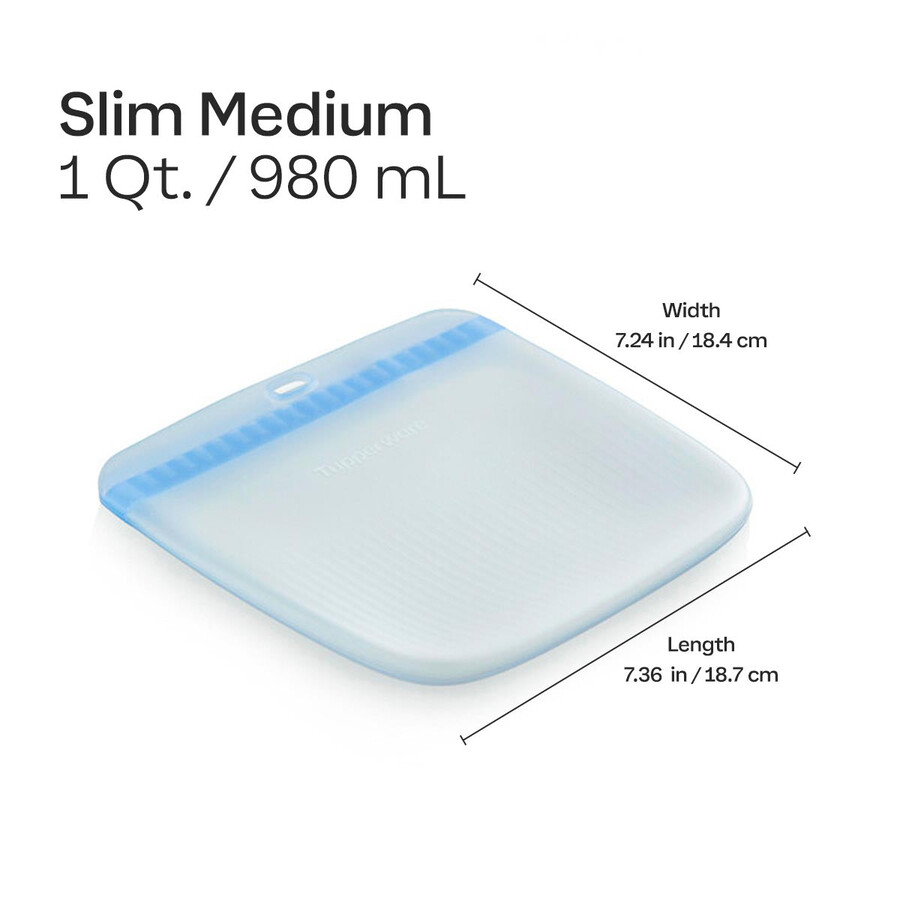 conjunto ultimate de bolsas slim de silicone azul-turquesa translúcido névoa islandesa translúcida vinhedo aquático