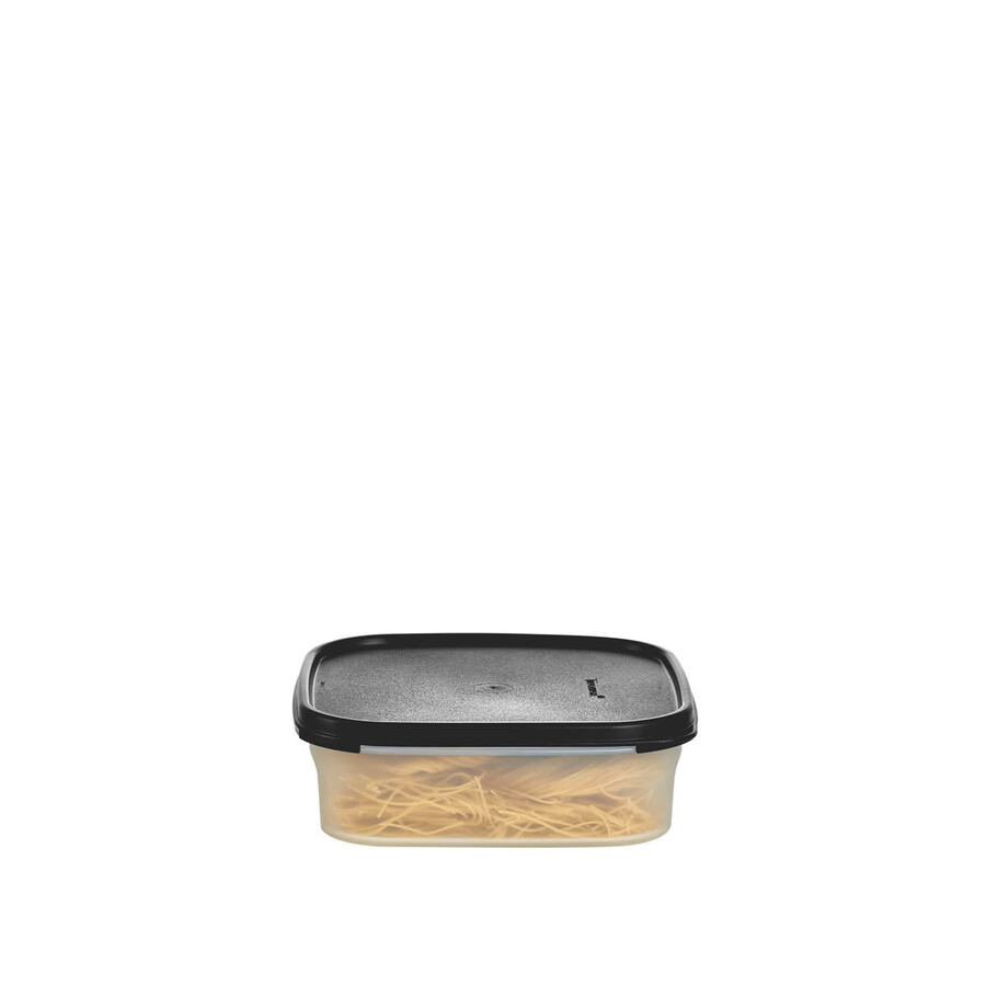 tupperware modular mates quadrado 1 recipiente para armazenar alimentos preto jato