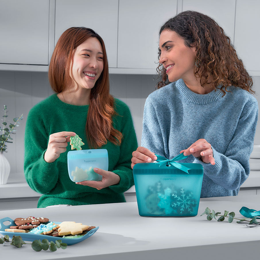 bolsa de silicone definitiva com suporte média verde misterioso transparente