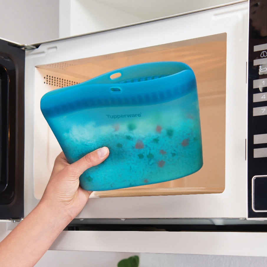 bolsa de silicone definitiva com suporte média verde misterioso transparente