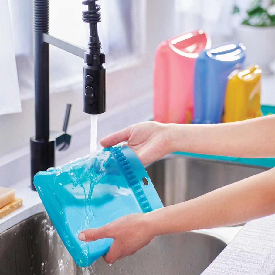 bolsa de silicone definitiva com suporte média verde misterioso transparente
