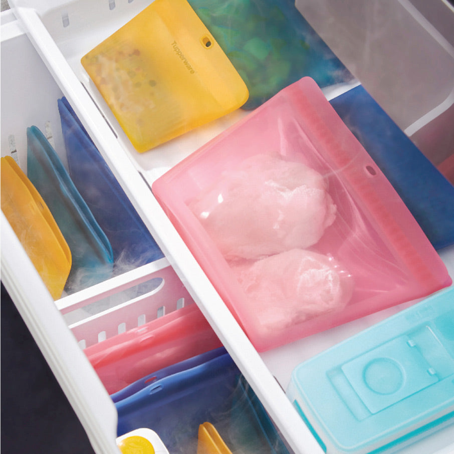 bolsa de silicone definitiva com suporte média verde misterioso transparente