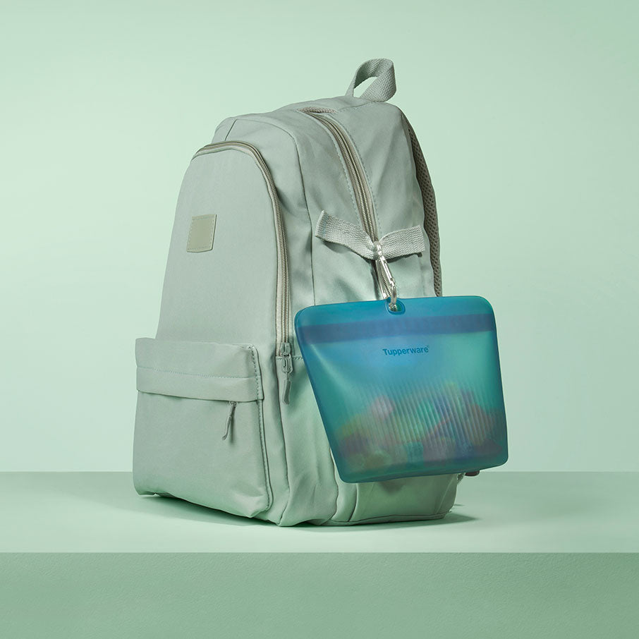 bolsa de silicone definitiva com suporte média verde misterioso transparente