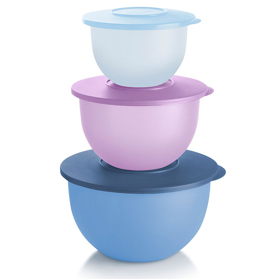 conjunto de tigelas tupperware impressions classic sorvete libélula névoa islandesa