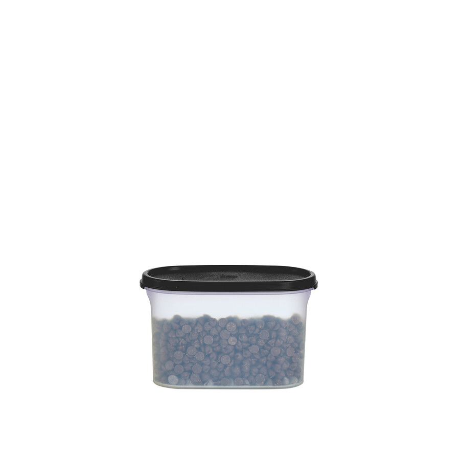 tupperware modular mates oval 2 recipiente para armazenamento de alimentos preto intenso