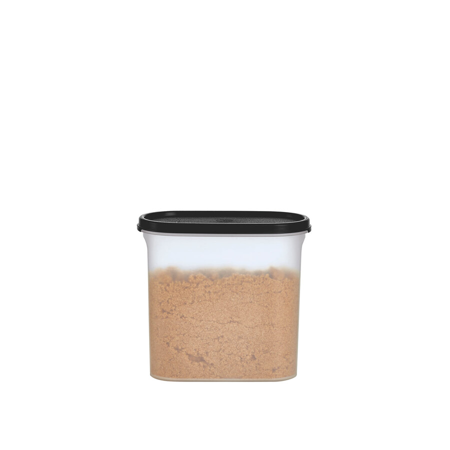 tupperware modular mates oval 3 recipiente para armazenamento de alimentos preto intenso