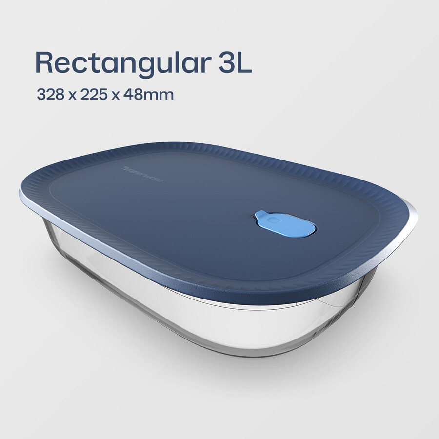 assadeira retangular de vidro tupperware voila tamanho xl assadeira hermética