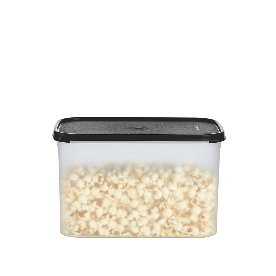 tupperware modular mates retangular 3 recipiente para armazenamento de alimentos preto jato