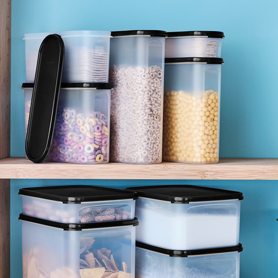 tupperware modular mates super oval 5 recipiente para armazenamento de alimentos preto jato
