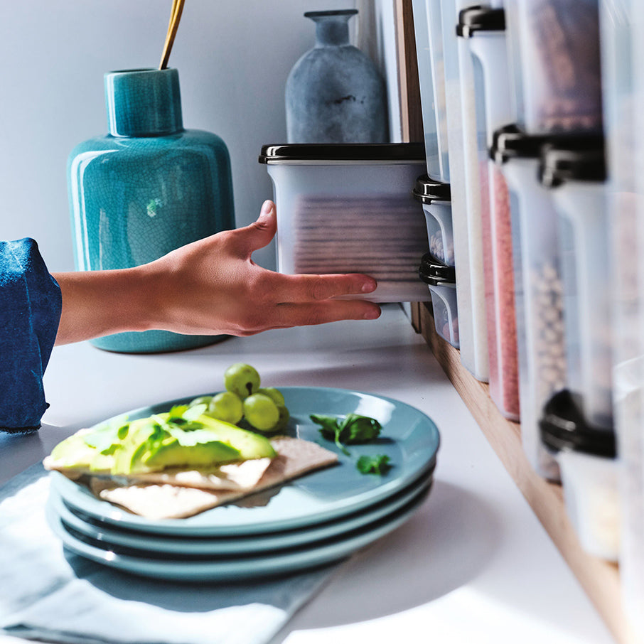 tupperware modular mates super oval 2 recipiente para armazenamento de alimentos preto intenso