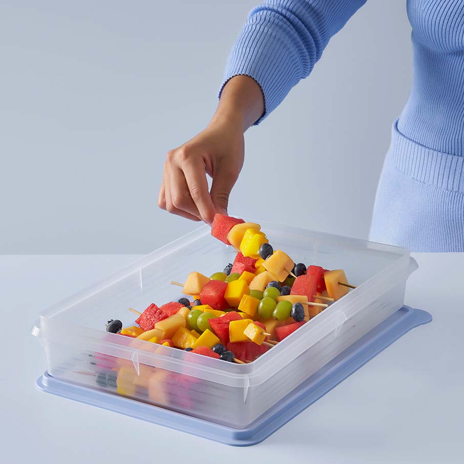 tupperware snack-stor recipiente hermético grande para armazenamento de alimentos cubo de gelo