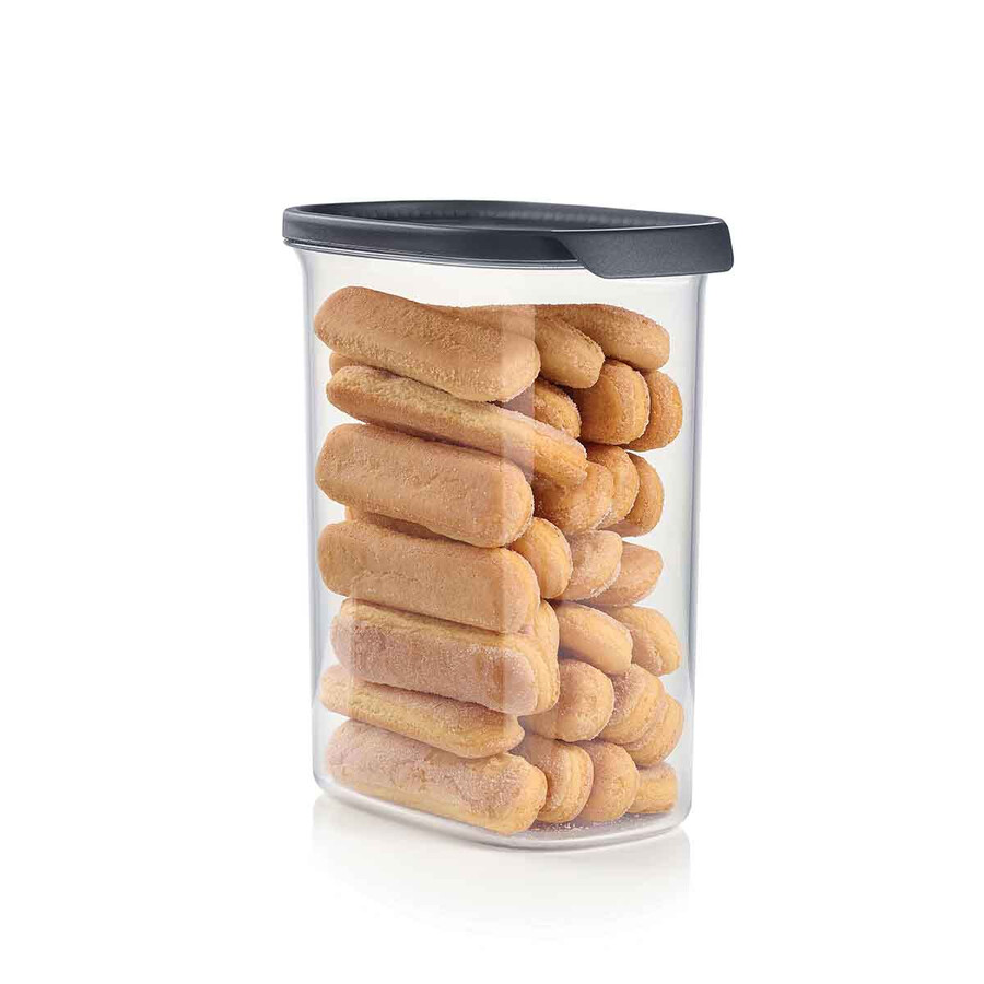 tupperware ultra clear oval 9½ xícaras 22 l cosmos com tampa