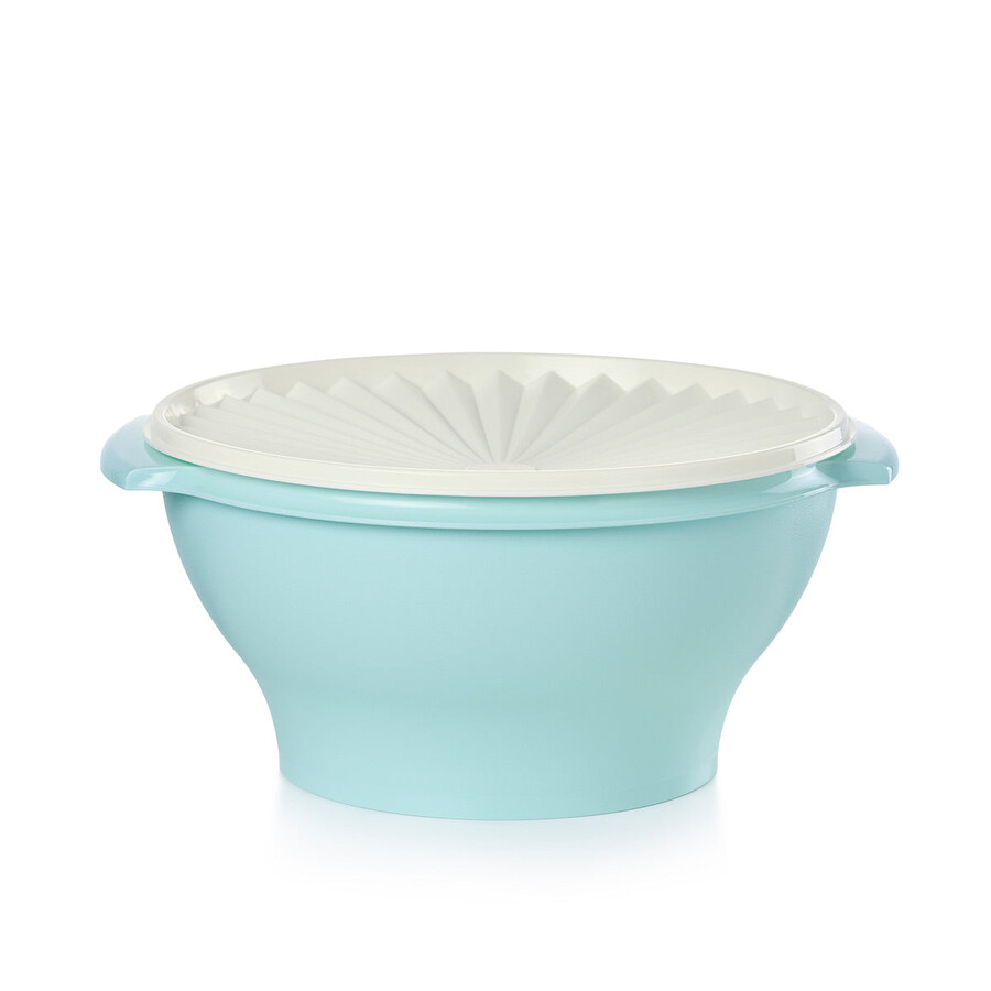 tigela vintage servalier 17 ¼ xícaras 41 l azul-turquesa