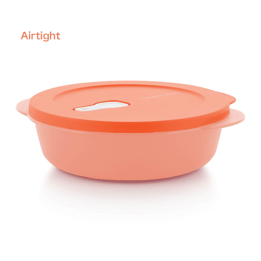 crystalwave plus lunch n dish com copo para bebidas frias laranja azul