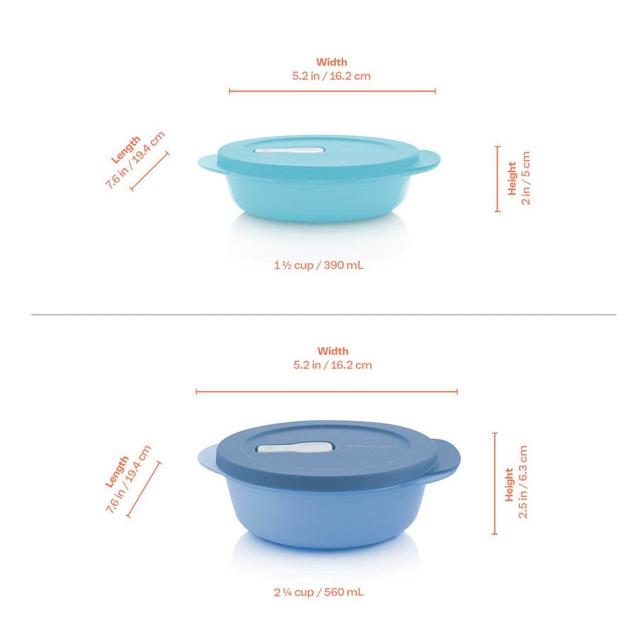 crystalwave plus conjunto redondo azul laranja