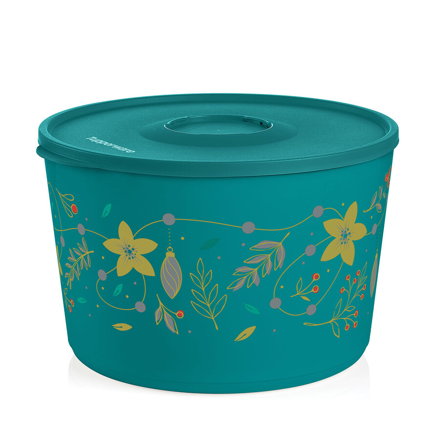 tigela para servir tupperware holiday holly armazenamento de alimentos 28 xícaras 66 l verde misterioso