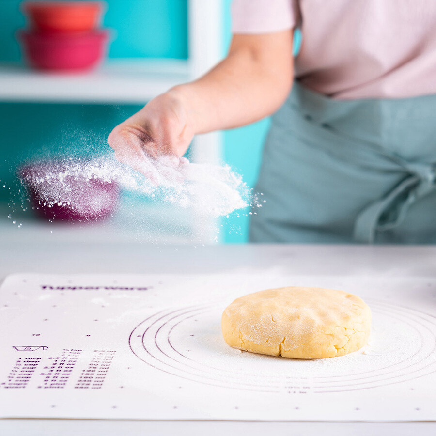 tapete para pastelaria tupperware tapete antiderrapante com guias de medição