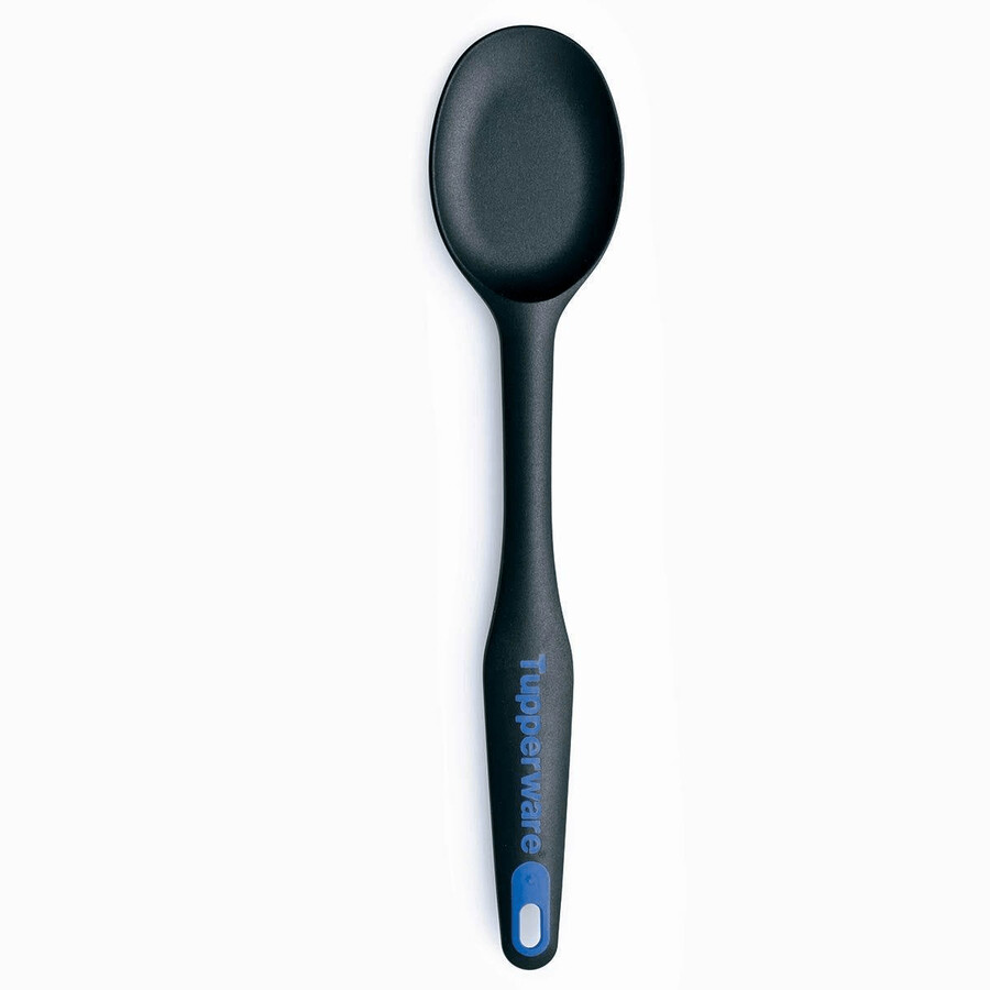 a colher simple spoon na cor preta disfarça possíveis manchas enquanto o cabo da simple spoon tem sua própria cor para facilitar a identificação nas gavetas da cozinha.