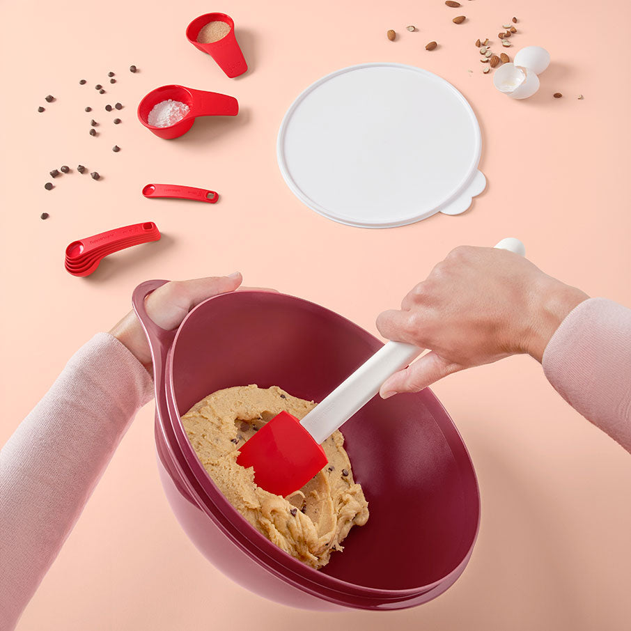 tigela média tupperware thatsa hermética à prova de vazamentos 19 xícaras45 l bordô
