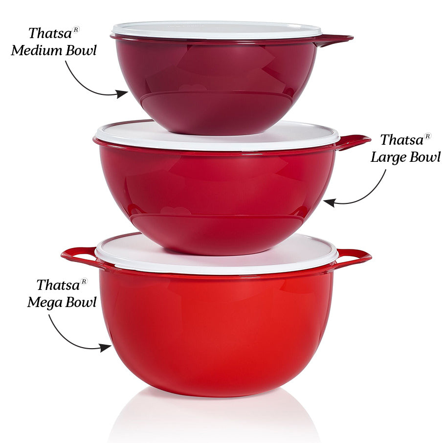 tigela média tupperware thatsa hermética à prova de vazamentos 19 xícaras45 l bordô