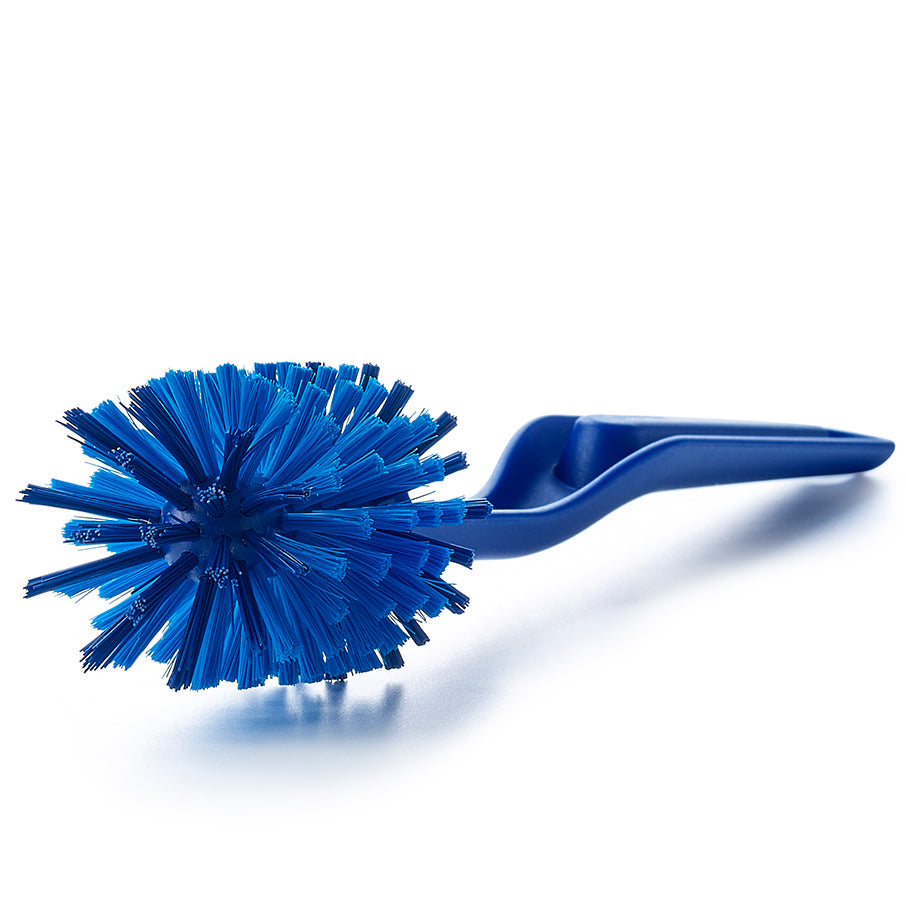 escova ecológica para garrafas azul tóquio