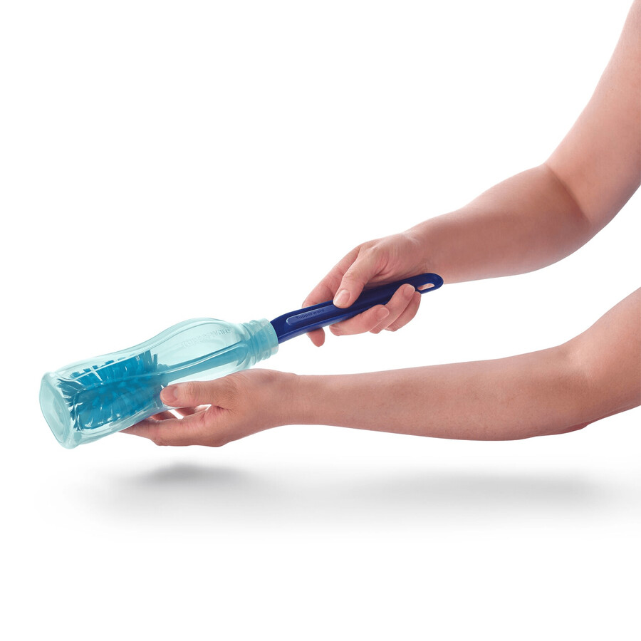 escova ecológica para garrafas azul tóquio