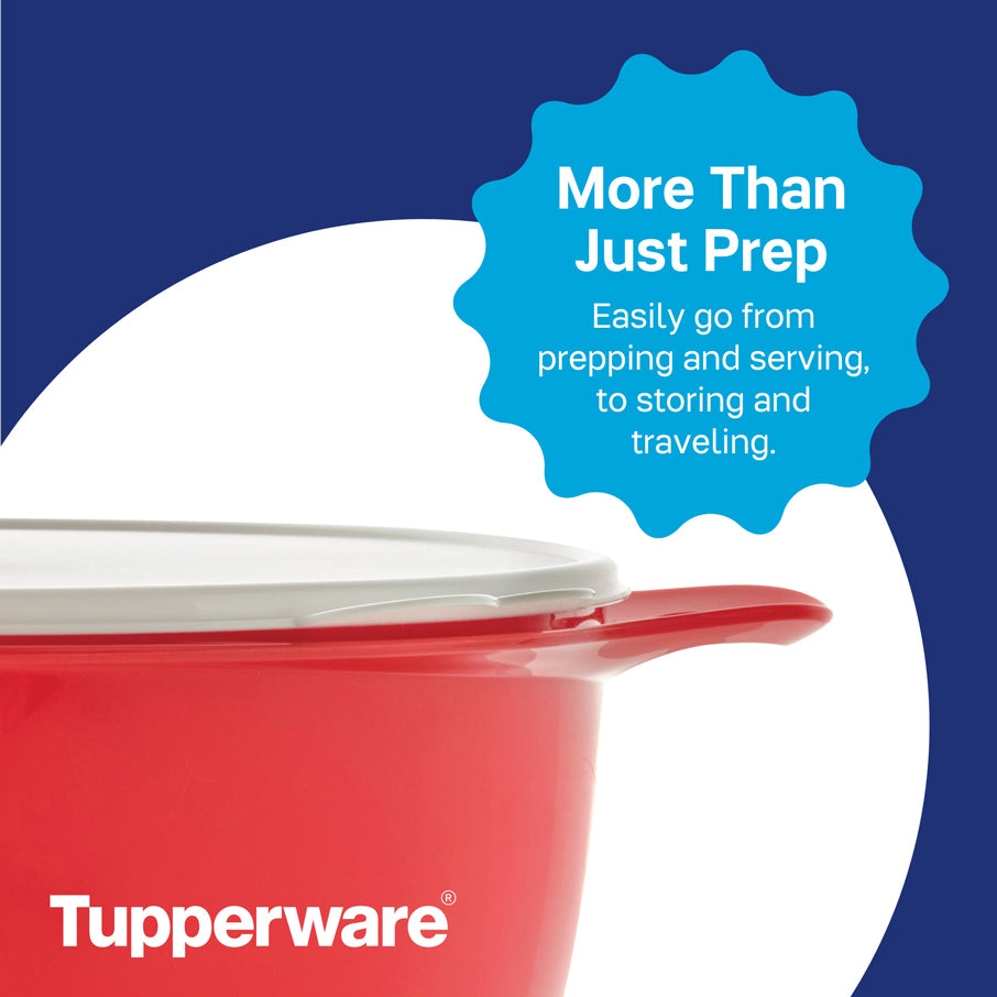 tigela tupperware thatsa mega hermética à prova de vazamentos para misturar 42 pés cúbicos chili