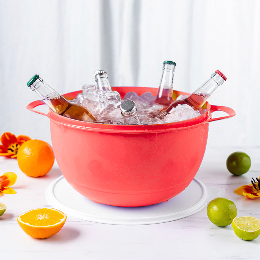 tigela tupperware thatsa mega hermética à prova de vazamentos para misturar 42 pés cúbicos chili