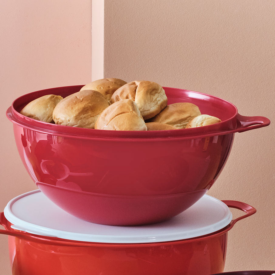 tigela tupperware thatsa hermética à prova de vazamentos para misturar 32 xícaras