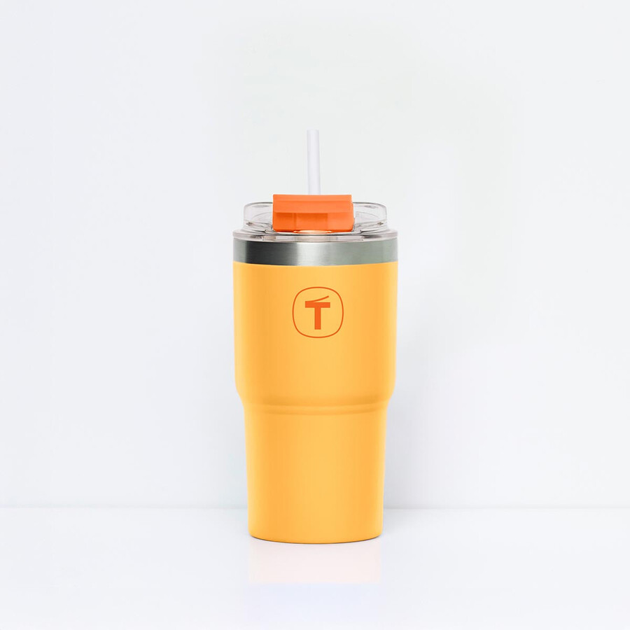 copo tupperware big t 630 ml laranja pôr do sol