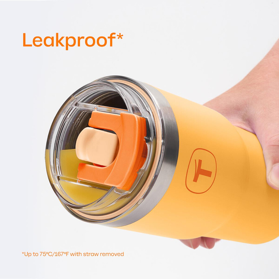 copo tupperware big t 630 ml laranja pôr do sol