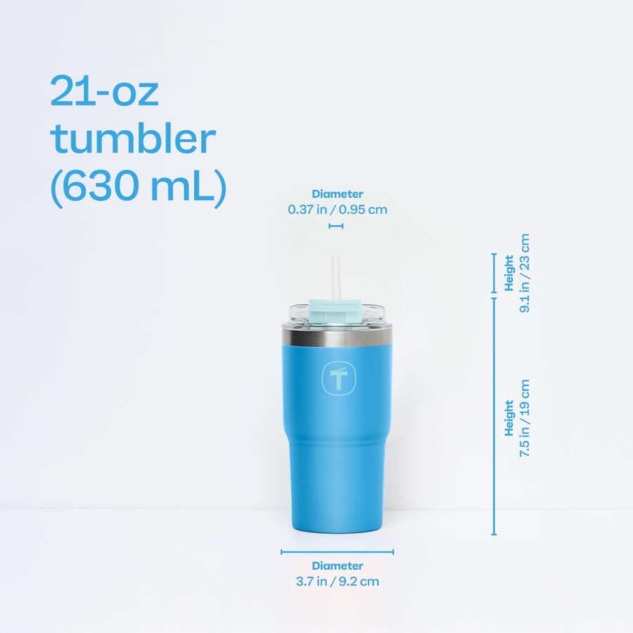 copo tupperware big t 630 ml azul-amanhecer