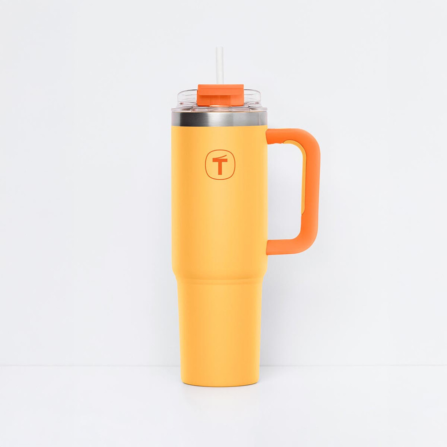 copo tupperware big t 11 l laranja-pôr-do-sol