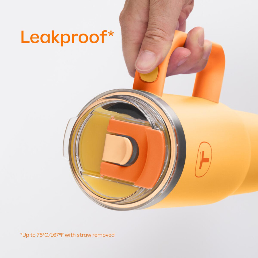 copo tupperware big t 11 l laranja-pôr-do-sol