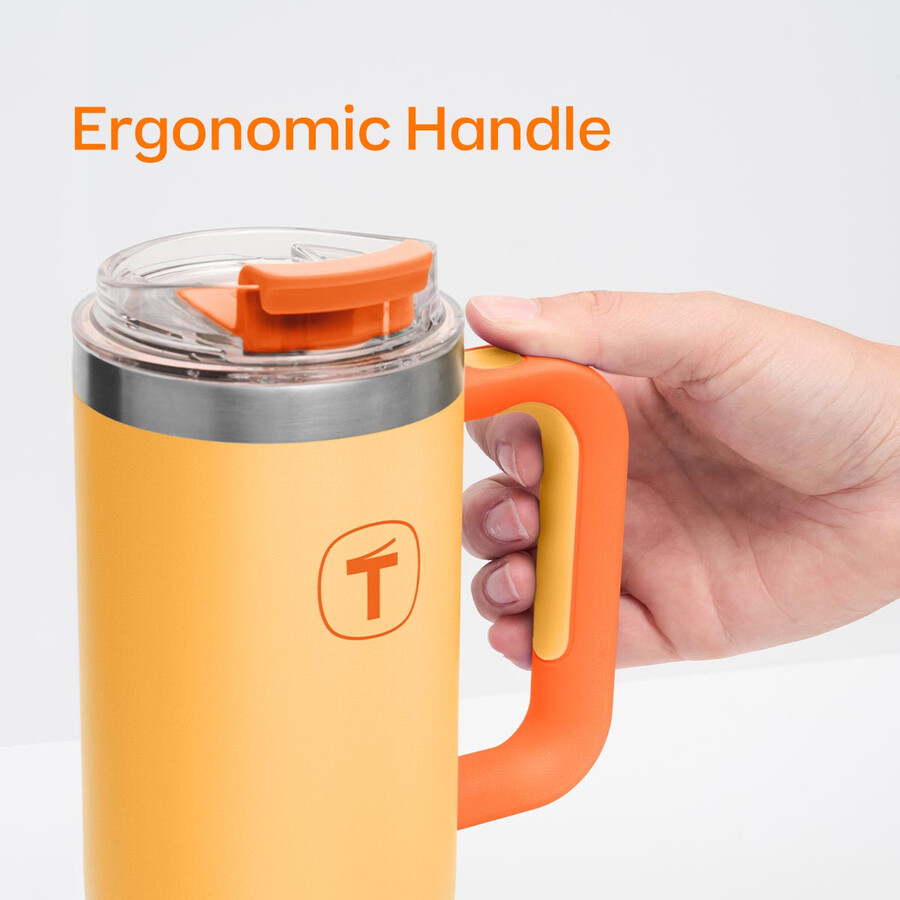 copo tupperware big t 11 l laranja-pôr-do-sol