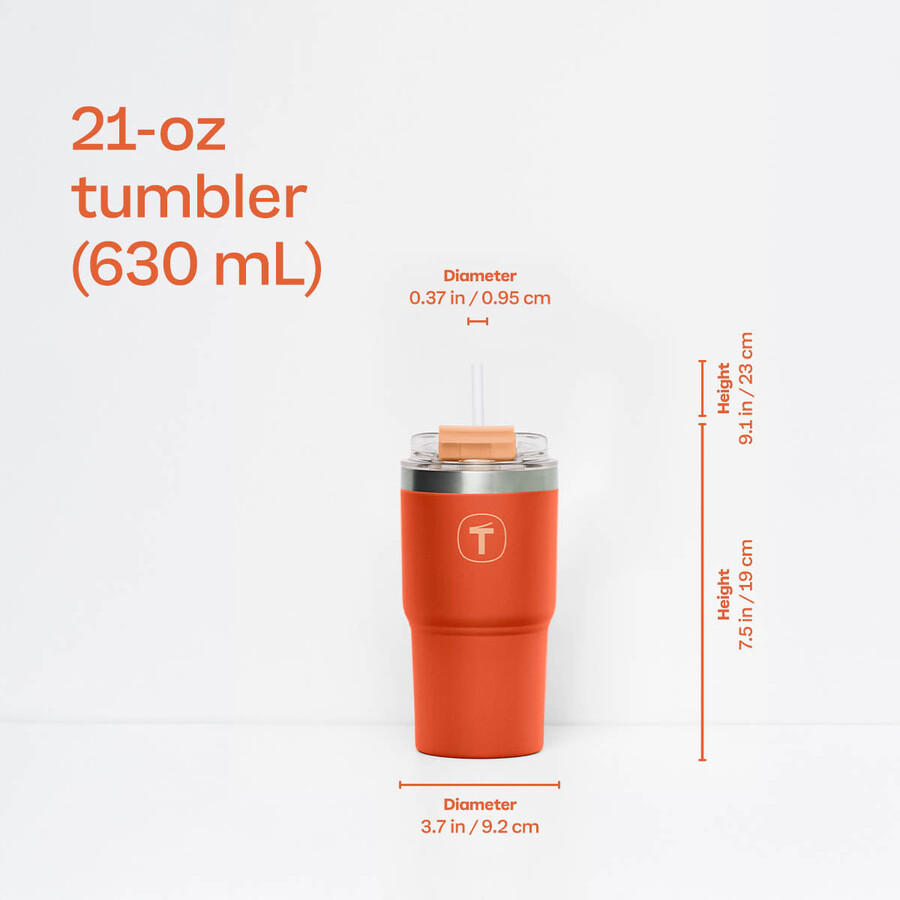 copo tupperware big t 630ml marigold-muse