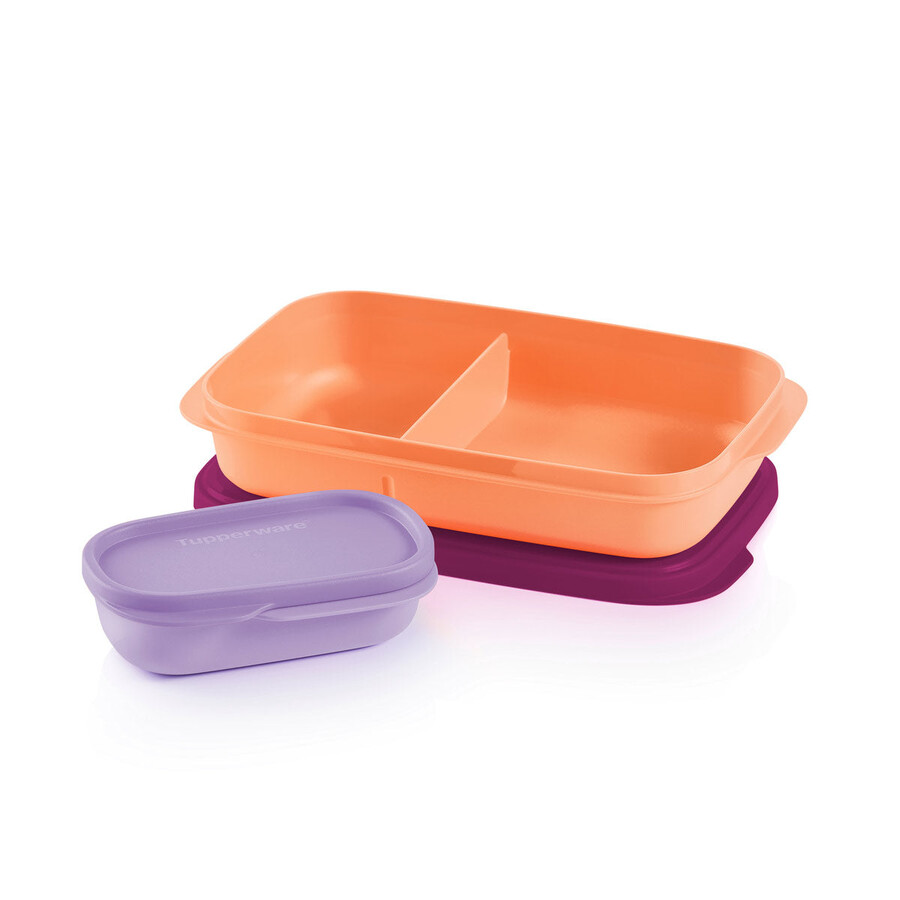 lancheira slim laranja-roxo