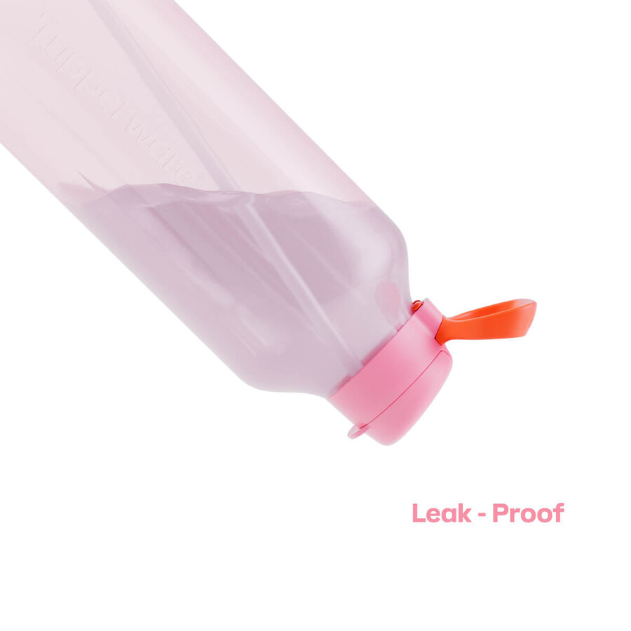 garrafa de água tupperware aquavibe 2 l rosa soft candy