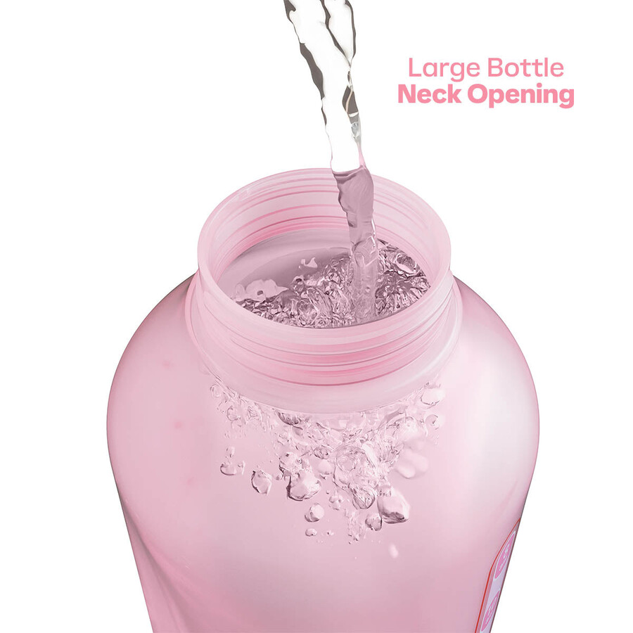 garrafa de água tupperware aquavibe 2 l rosa soft candy