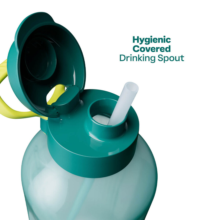 garrafa de água tupperware aquavibe 2 l verde verde misterioso